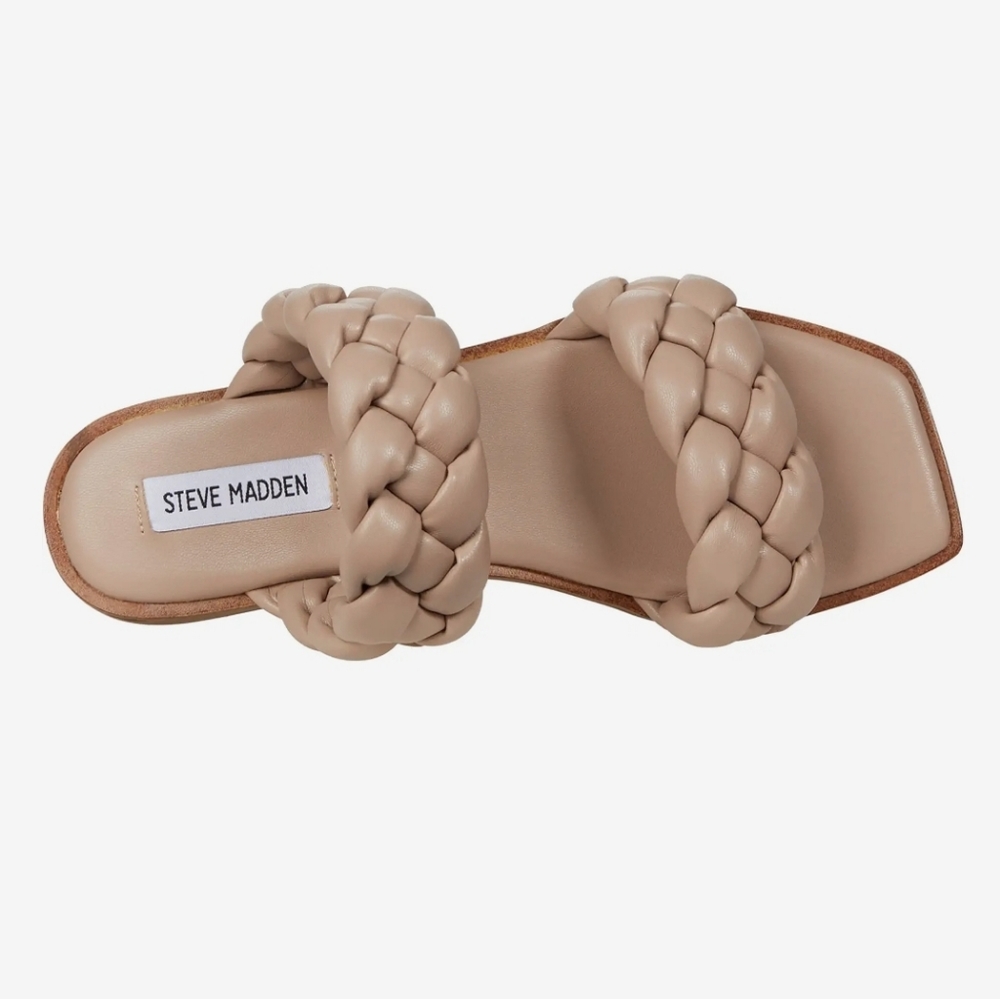 Steve Madden Spain Sandal Taupe - Picture 2 of 16